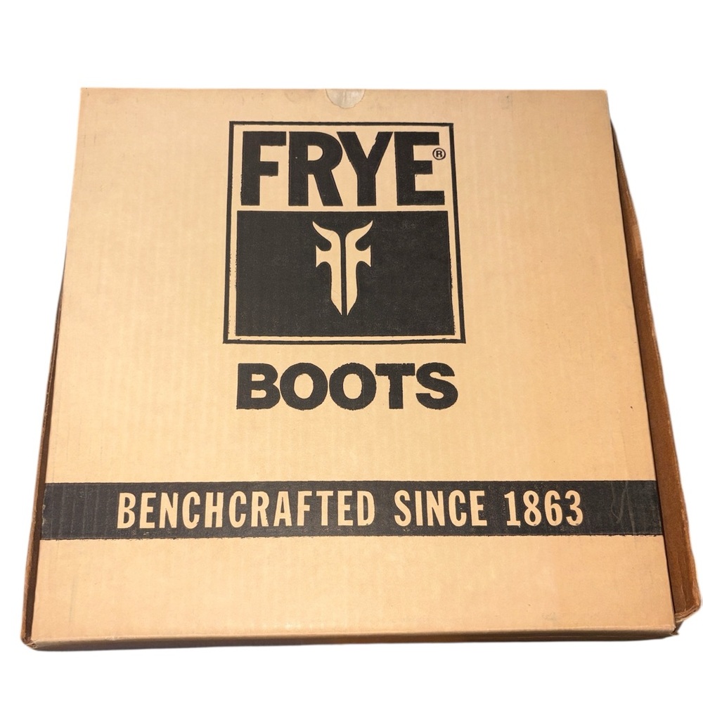 Frye Women's Leather Vintage Western Heeled Cowgirl Boots In Orange/Butterscotch - Picture 9 of 9